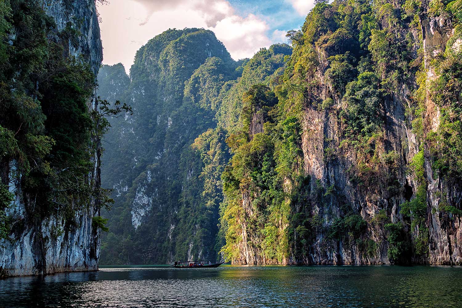 Cheow Lan Lake, also known as Khao Sok Lake